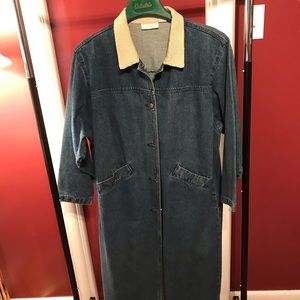 Christopher and Bank Denim Duster coat